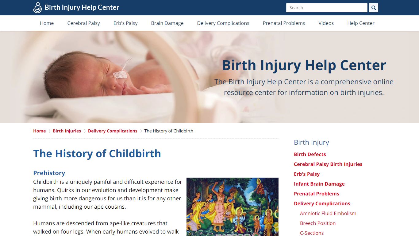 The History of Childbirth | Birth Injury Help Center