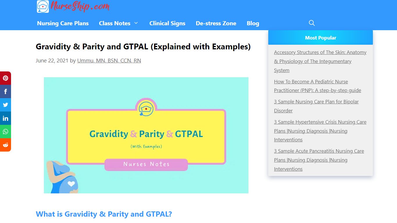 Gravidity & Parity and GTPAL (Explained with Examples)